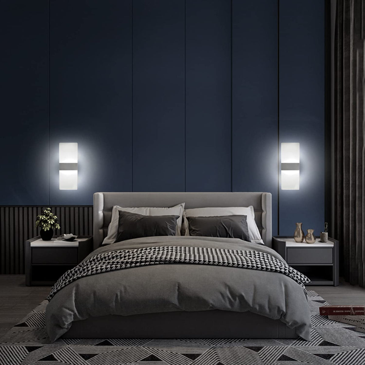 Kicaao hardwired surface-mount installation for a clean wall look.