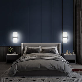 Kicaao hardwired surface-mount installation for a clean wall look.