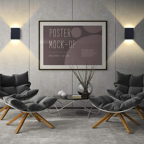 KICAAO modern black wall sconce for bedrooms or living rooms.