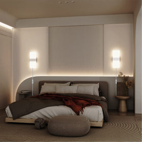 KICAAO wall sconces easy installation with plug-in option