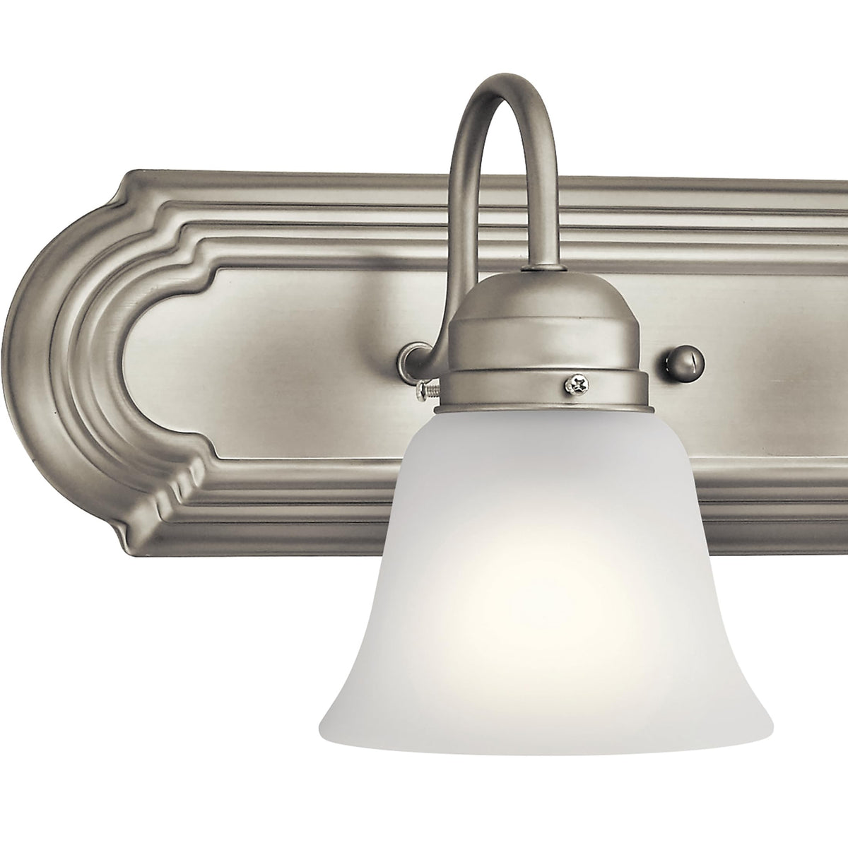 Kichler 24-inch vanity light for balanced mirror illumination.