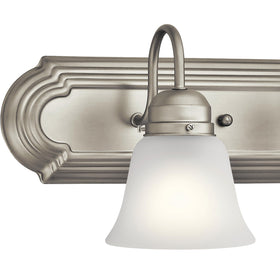 Kichler 24-inch vanity light for balanced mirror illumination.