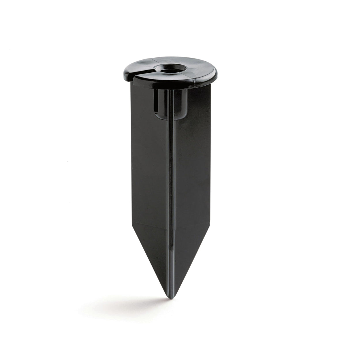 Kichler 8-inch outdoor stake for stable pathway lighting.