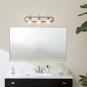 Kichler fixture with ETL safety listing for reliable damp-space use.