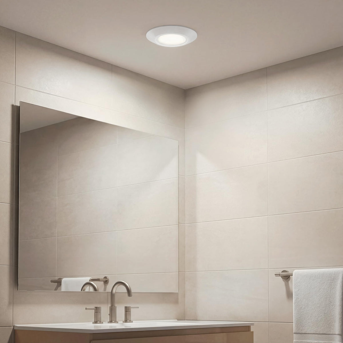 Kichler Horizon downlight 1000 lumens provide bright, even room illumination