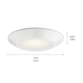 Kichler Horizon downlight flush ceiling profile for a sleek ceiling line