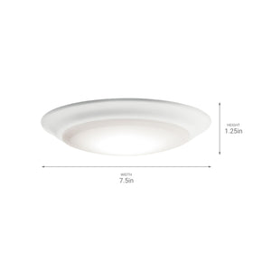 Kichler Horizon modern white finish complements contemporary decor.
