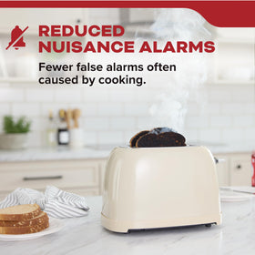 Kidde 10SDR 85dB alarm sounds clearly for rapid notification