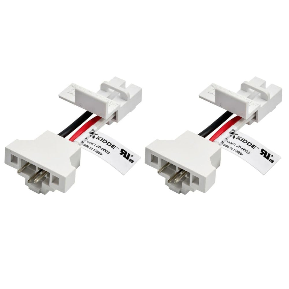 Kidde 20-9003 quick connect adapter closeup showing plug design for easy retrofit.