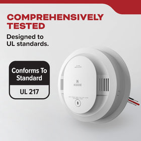 Kidde 20SA10 interconnect cabling enables shared alerts across devices.