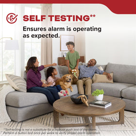 Kidde 20SAR emits an 85 dB alarm to alert occupants