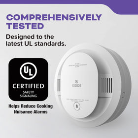 Kidde 30CUD10 85 dB alarm delivers clear audible alerts