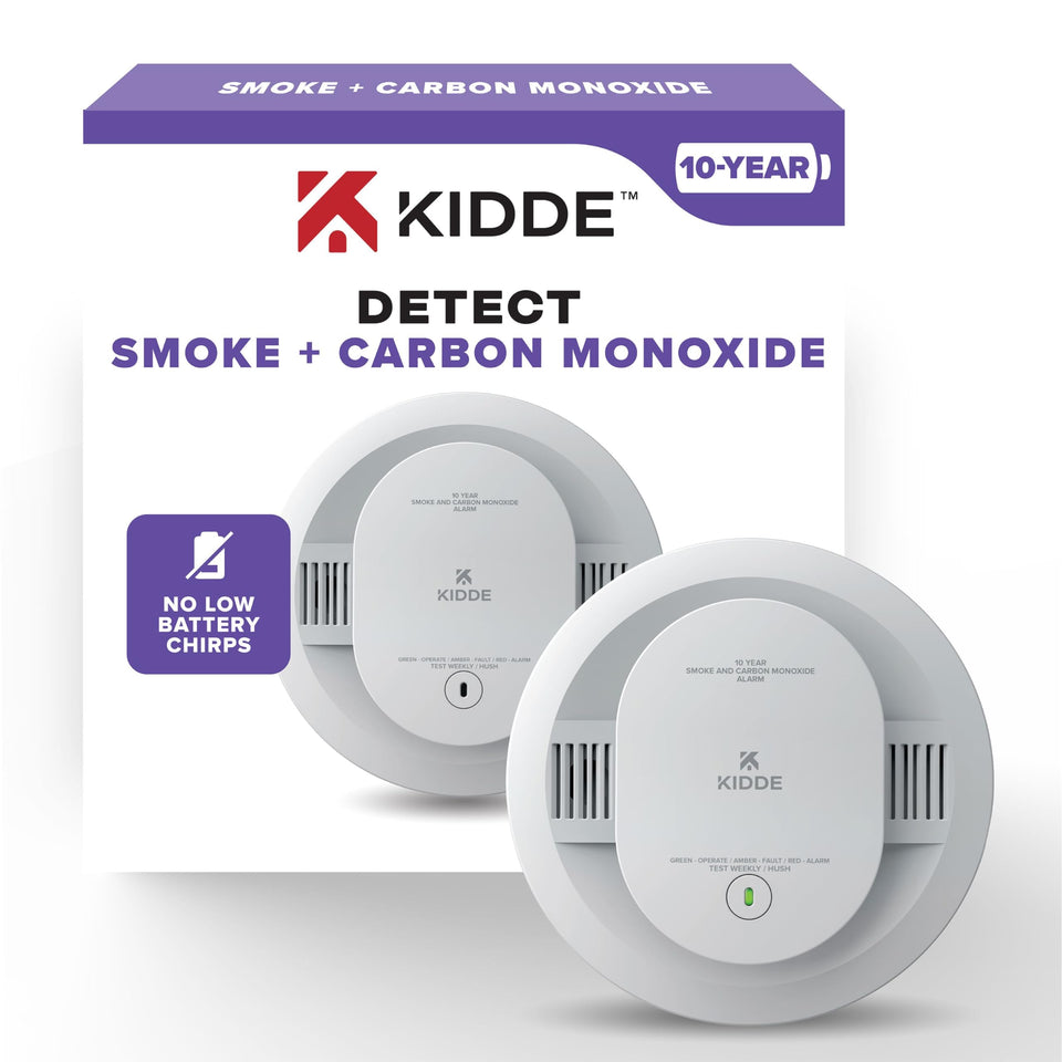 Kidde 30CUD10 smoke and CO detector front view for early detection