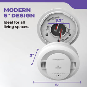 Kidde 30CUAR-V 85 dB alarm for instant alerts.