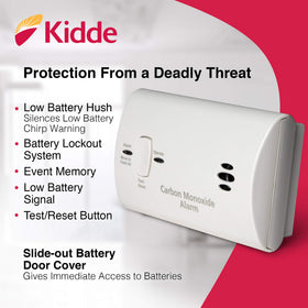 Kidde portable CO detector ideal for travel and on-the-go safety