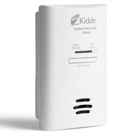 Kidde CO detector plugged in for constant home monitoring