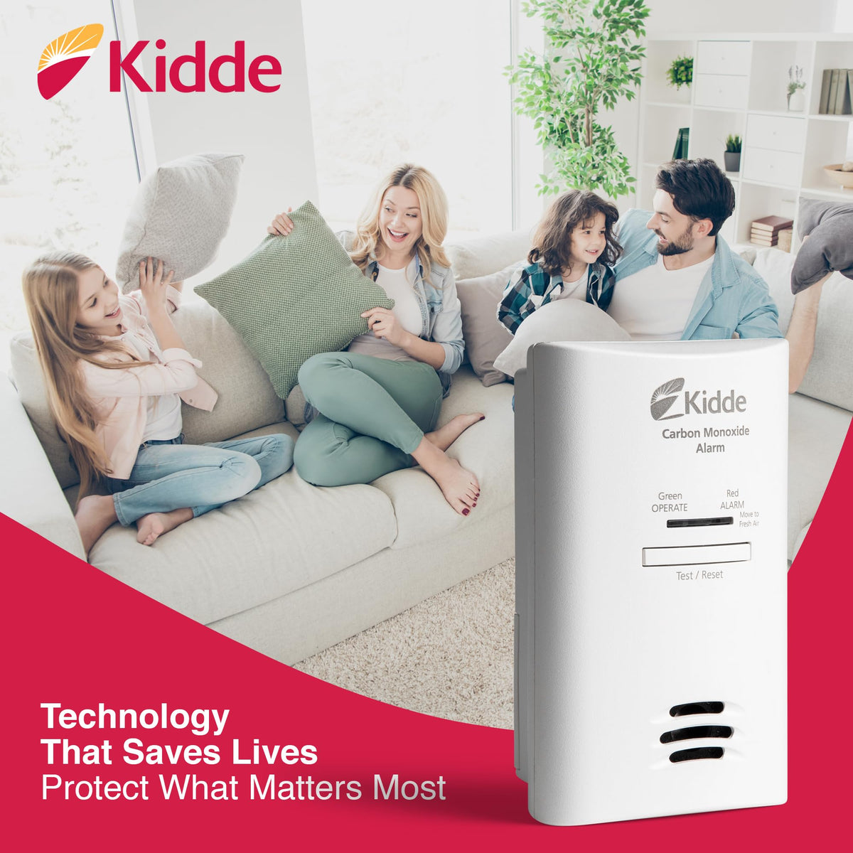 Kidde CO detector peak level memory records last detection