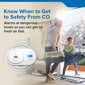 Kidde COBD10 emits a loud 85 dB alarm to alert during CO exposure.
