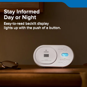 Kidde COBDL10 85 dB alarm audible to prompt evacuation if needed
