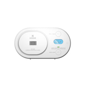 Kidde COBDL10 front view showing compact CO detector ready for home use