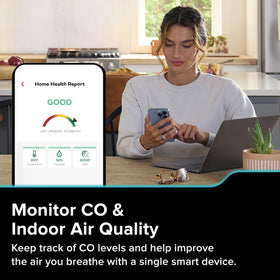 Kidde COPDLQW 85 dB alarm signals CO presence for fast awareness.