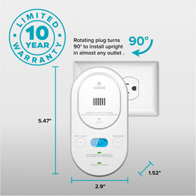 Kidde COPDLQW smart-home compatibility with Alexa and Google Home enhances safety.