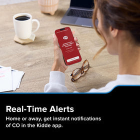 Kidde COPDW plug-in CO detector with AA backup batteries for outages