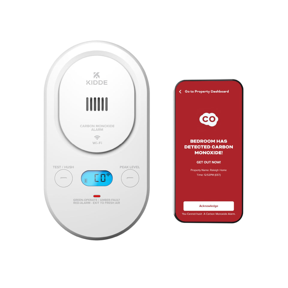 Kidde COPDW real-time notifications on your phone when CO is detected