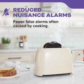 Kidde CUACFEX emits an 85‑decibel alarm to alert occupants