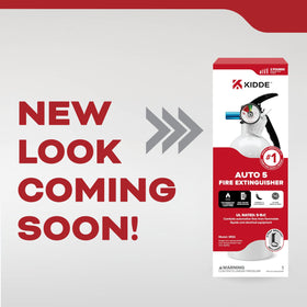 Kidde fire extinguisher discharge range shows 4 to 6 feet
