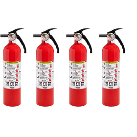 Kidde fire extinguisher home 1-A:10-B:C with mounting bracket included for wall installation