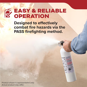 Kidde sodium bicarbonate agent weighs 2.9 pounds for vehicle fires.
