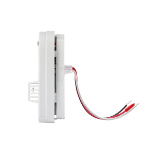 Test-Hush button enables testing and quieting false alarms