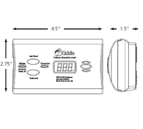 Kidde KN-COU-B packaging includes batteries and a quick reference guide