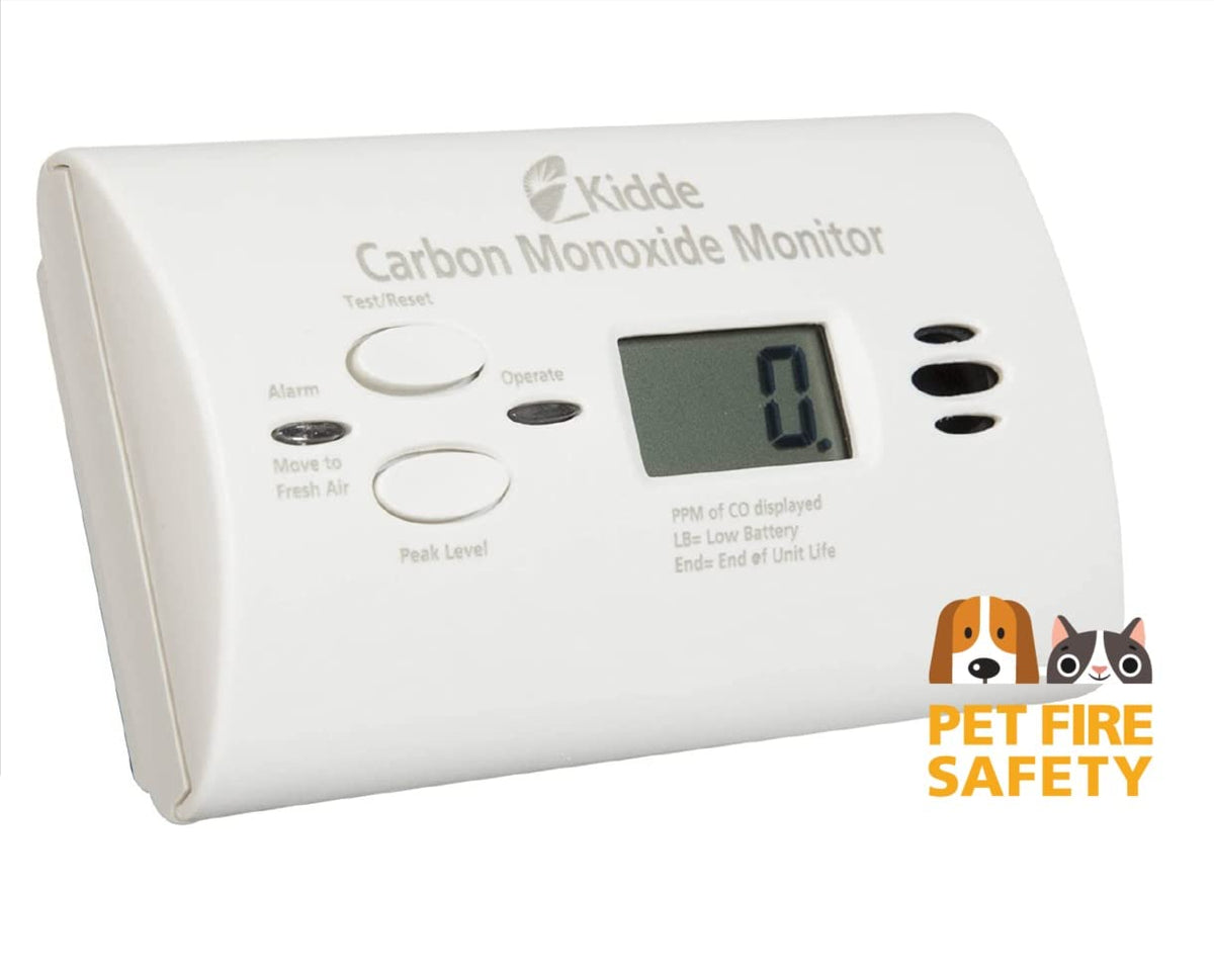 Kidde KN-COU-B mounted on wall or tabletop for flexible placement