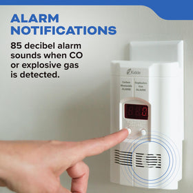 Kidde LED status indicators provide quick at-a-glance status