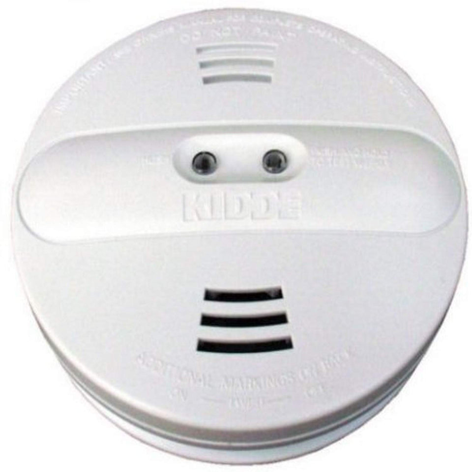 Kidde PI9010 dual-sensor smoke alarm detects both flaming and smoldering fires for safer home