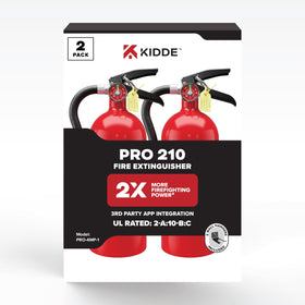 Kidde Pro fire extinguisher wall mount hanger keeps safety within easy reach.