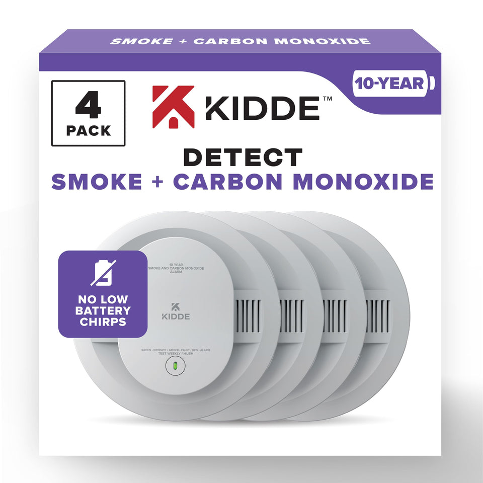Kidde 30CUD10 front view with 2-in-1 smoke and CO detection