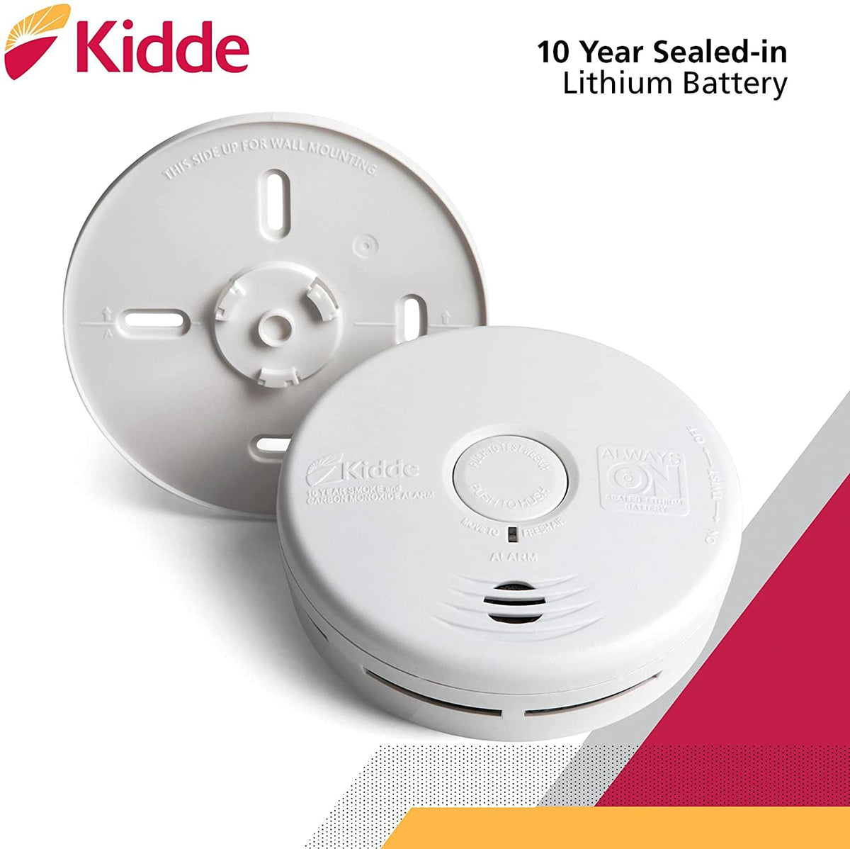 Kidde automatic activation when mounted, no extra setup required.