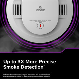 Kidde voice alerts announcing Fire or Carbon Monoxide hazard