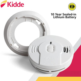 Kidde detector features tamper-resistant design for secure mounting.