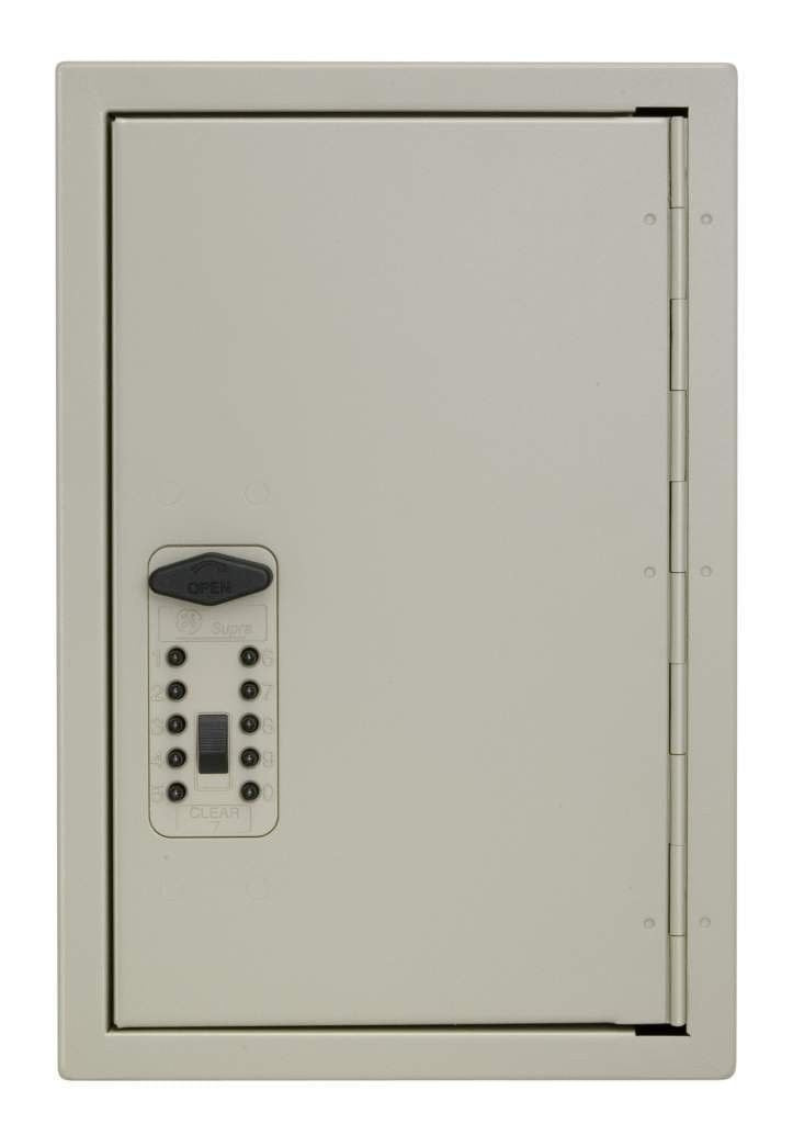 Kidde TouchPoint 30-key locker door open reveals organized keys.