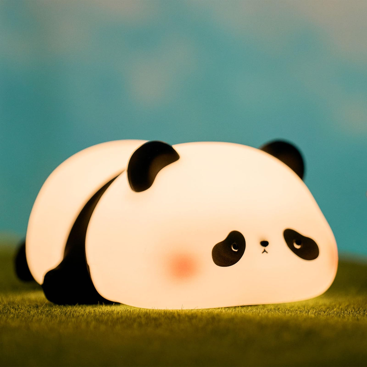 KidoYean Panda night light front view with soft, comforting bedtime glow.