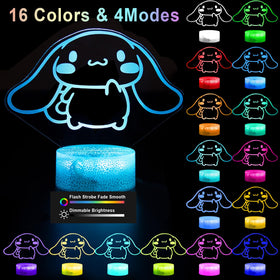 KIEAL touch-control night light button for quick color cycling
