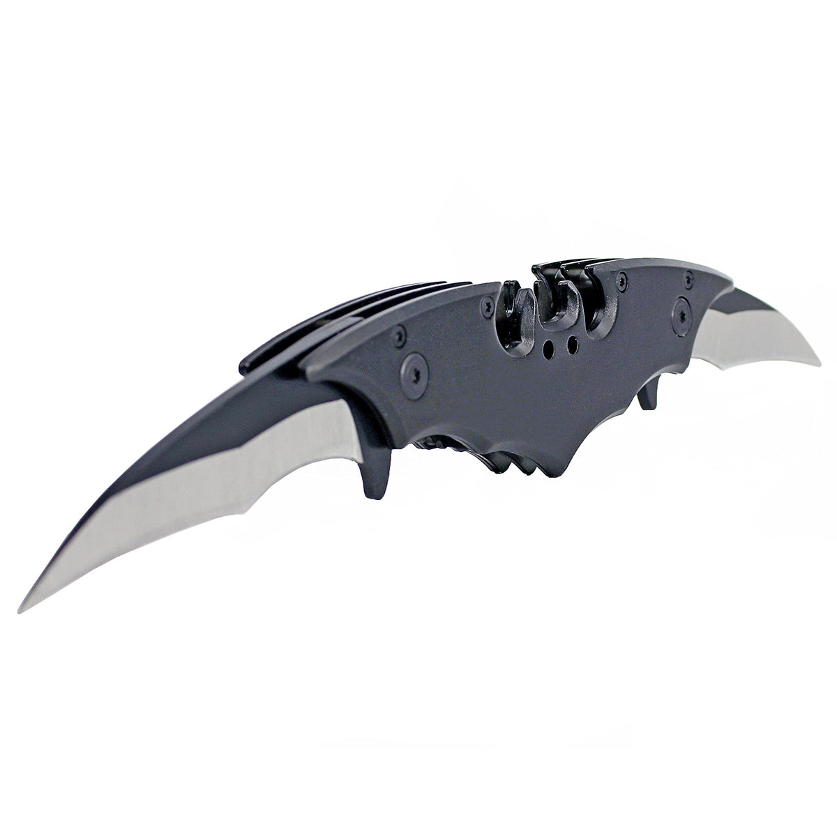 Kii Dark Twin Blade Knife pocket clip keeps it ready for daily carry