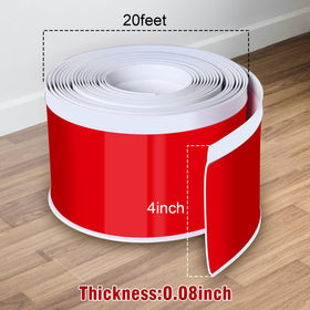 Kikerike baseboard with waterproof surface ideal for kitchens and bathrooms