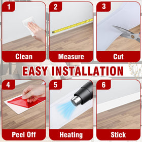 Kikerike baseboard conceals-wires sleek: tidy look with hidden cables