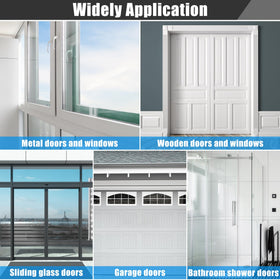 Kikerike clear draft seal tape seen along a door edge for discreet sealing.