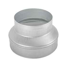 Kikerike duct reducer 8 to 6 connector maintains airflow between different duct sizes.
